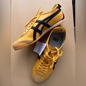 NIB Onitsuka Tiger Mexico 55 yellow black EU 41.5
